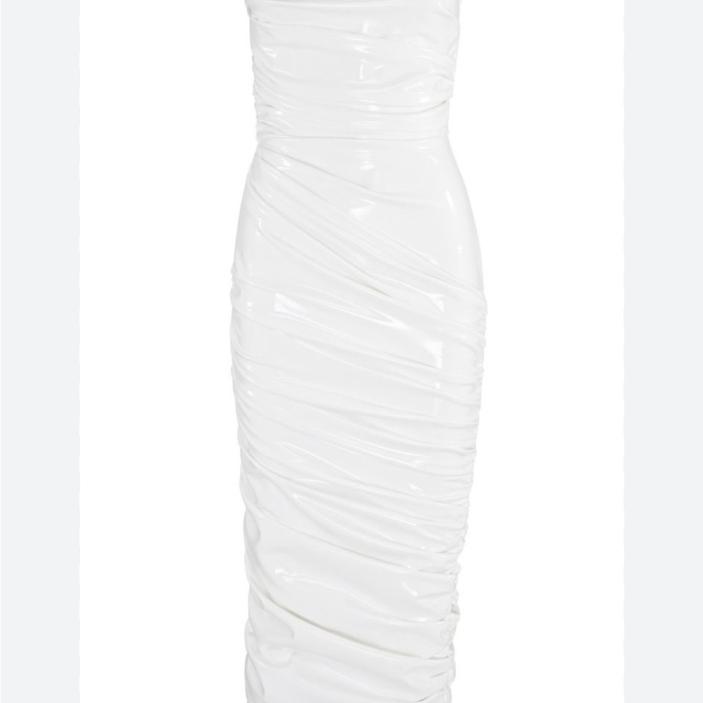 Alex Perry Strapless White Dress